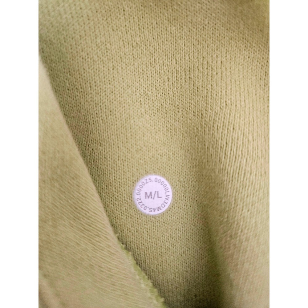 Lululemon Scuba Oversized Half-Zip Hoodie M/L Green Foliage Lime Thumbholes - Picture 5 of 5